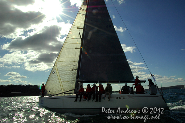 Rob Reynolds' DK46 Exile, ahead of the start of the Audi Sydney Gold Coast 2012. Photo copyright Peter Andrews, Outimage Australia.