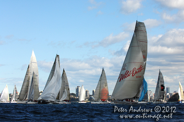 The start of the Audi Sydney Gold Coast 2012. Photo copyright Peter Andrews, Outimage Australia.