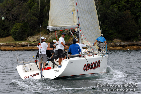 Mark Griffith's Sydney 38 Old School, during the CYCA Trophy One Design Series 2012. Photo copyright Peter Andrews, Outimage Australia 2012.