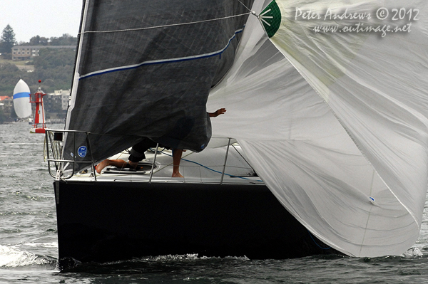 Lang Walker's Farr 40 Kokomo, during the CYCA Trophy One Design Series 2012. Photo copyright Peter Andrews, Outimage Australia 2012.