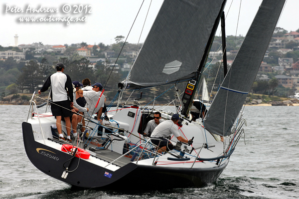 Lang Walker's Farr 40 Kokomo, during the CYCA Trophy One Design Series 2012. Photo copyright Peter Andrews, Outimage Australia 2012.