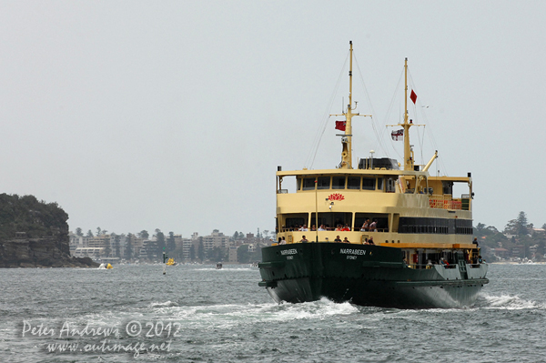 Traffic on Sydney Harbour during the CYCA Trophy One Design Series 2012. Photo copyright Peter Andrews, Outimage Australia 2012.