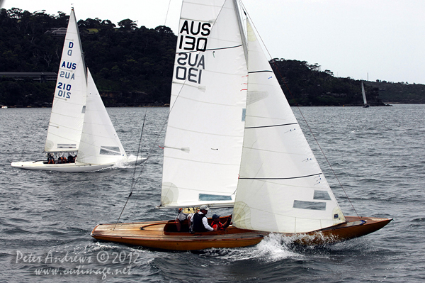 The Dragon fleet also racing during the CYCA Trophy One Design Series 2012. Photo copyright Peter Andrews, Outimage Australia 2012.