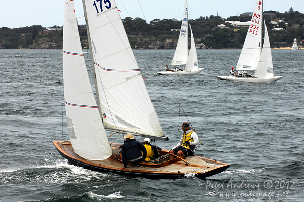 The Dragon fleet also racing during the CYCA Trophy One Design Series 2012. Photo copyright Peter Andrews, Outimage Australia 2012.