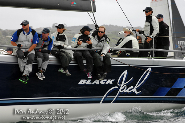 Black Jack on Sydney Harbour during the Big Boat Challenge 2012. Photo copyright Peter Andrews, Outimage Australia 2012.