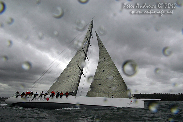 Lahana on Sydney Harbour for the Big Boat Challenge 2012. Photo copyright Peter Andrews, Outimage Australia 2012.