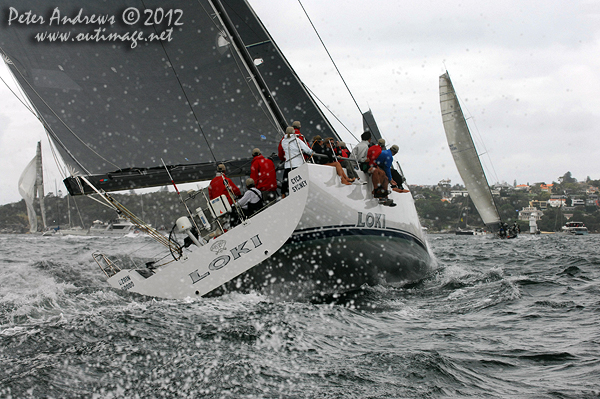 Loki on Sydney Harbour for the Big Boat Challenge 2012. Photo copyright Peter Andrews, Outimage Australia 2012.