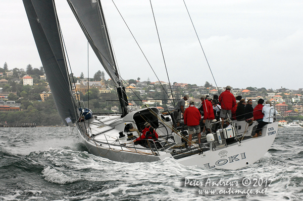 Loki on Sydney Harbour for the Big Boat Challenge 2012. Photo copyright Peter Andrews, Outimage Australia 2012.