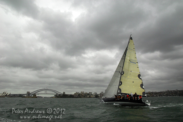 Quest on Sydney Harbour for the Big Boat Challenge 2012. Photo copyright Peter Andrews, Outimage Australia 2012.