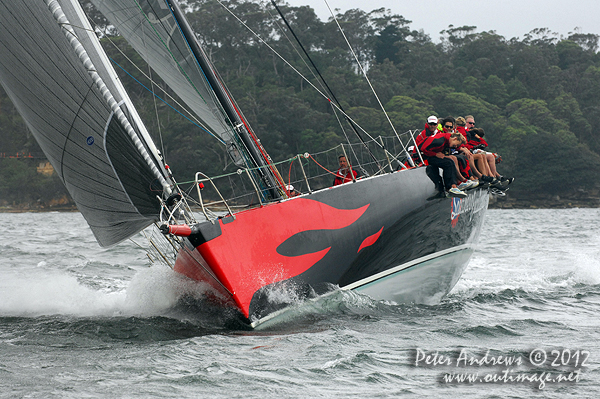 Southern Excellence on Sydney Harbour for the Big Boat Challenge 2012. Photo copyright Peter Andrews, Outimage Australia 2012.