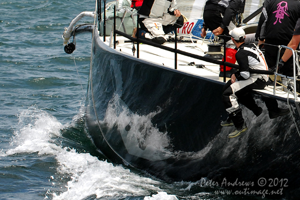 Michael Hiatt's Farr 55, Living Doll, on Sydney Harbour ahead the start of the 2012 Sydney Hobart Yacht Race. Photo copyright Peter Andrews, Outimage Australia.