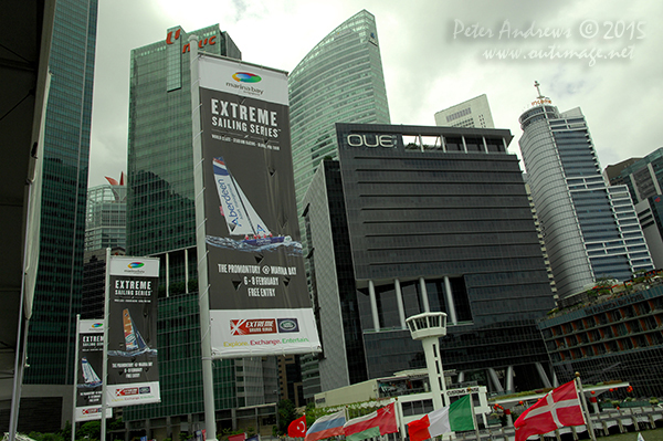 Extreme Sailing Series - Singapore Day 2. Photos by Peter Andrews. Click here to access Page 1 of 7.