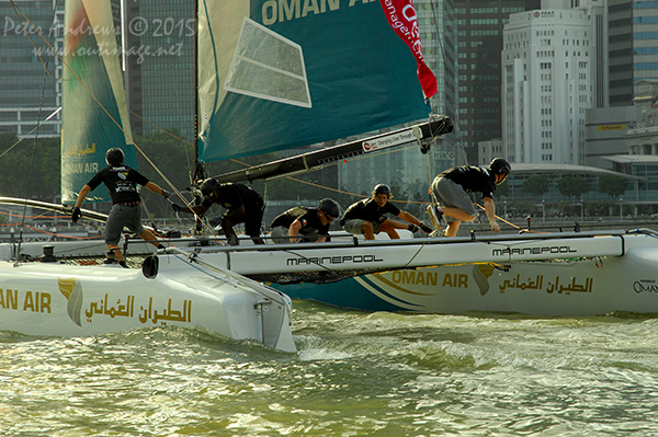 Extreme Sailing Series - Singapore Day 2. Photos by Peter Andrews. Click here to access Page 7 of 7.