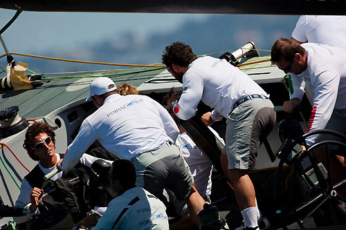 Damiani Italia, Louis Vuitton Pacific Series Practice Day, Auckland, 26/01/2009. Photo copyright Stefano Gattini / www.carloborlenghi.com