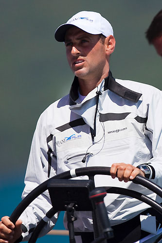 Francesco Bruni, Damiani Italia, Louis Vuitton Pacific Series Practice Day, Auckland, 26/01/2009. Photo copyright Stefano Gattini / www.carloborlenghi.com