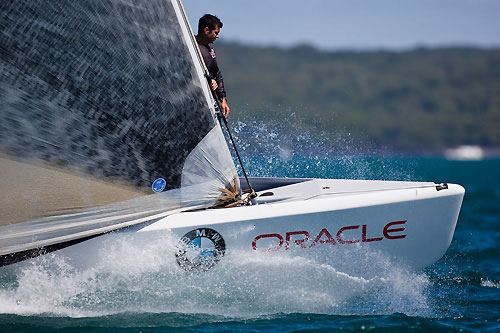 Emirates Team New Zealand, Louis Vuitton Pacific Series Practice Day, Auckland, 26/01/2009. Photo copyright Stefano Gattini / www.carloborlenghi.com