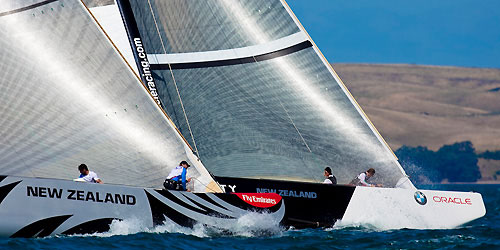 Team Origin and Italia Challenge, Louis Vuitton Pacific Series Practice Day, Auckland, 26/01/2009. Photo copyright Stefano Gattini / www.carloborlenghi.com