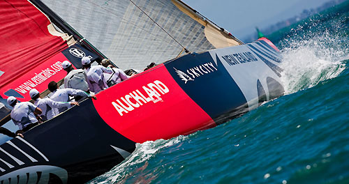 Italia Challenge, Louis Vuitton Pacific Series Practice Day, Auckland, 28/01/2009. Photo copyright Stefano Gattini / www.carloborlenghi.com