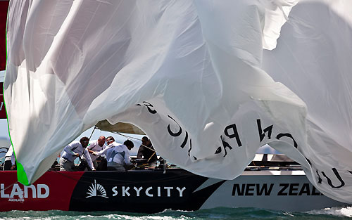 Italia Challenge, Louis Vuitton Pacific Series Practice Day, Auckland, 28/01/2009. Photo copyright Stefano Gattini / www.carloborlenghi.com