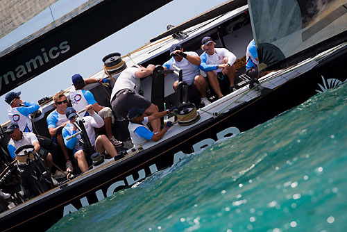 Team Origin, Louis Vuitton Pacific Series Practice Day, Auckland, 28/01/2009. Photo copyright Stefano Gattini / www.carloborlenghi.com