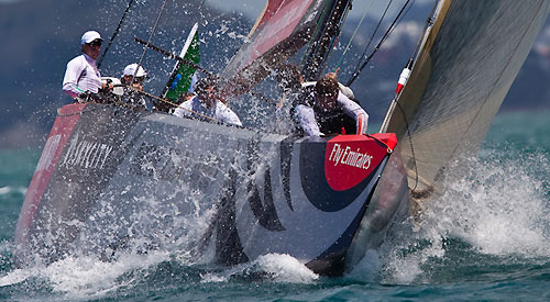 Italia Challenge, Louis Vuitton Pacific Series Practice Day, Auckland, 28/01/2009. Photo copyright Stefano Gattini / www.carloborlenghi.com