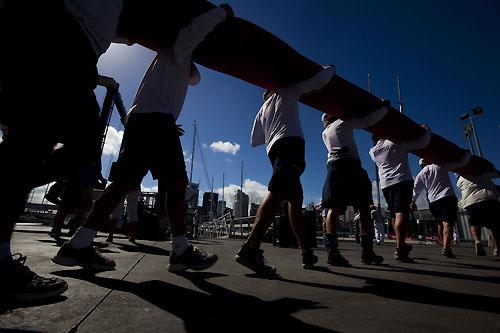 Dockside, Louis Vuitton Pacific Series, Auckland, 31/01/2009. Photo copyright Stefano Gattini / www.carloborlenghi.com