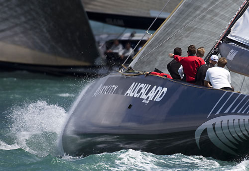 China Team and Italia Challenge, Louis Vuitton Pacific Series, Auckland, 31/01/2009. Photo copyright Stefano Gattini / www.carloborlenghi.com