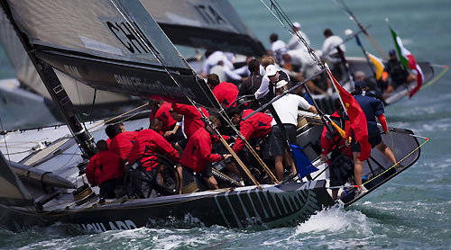 China Team and Italia Challenge, Louis Vuitton Pacific Series, Auckland, 31/01/2009. Photo copyright Stefano Gattini / www.carloborlenghi.com