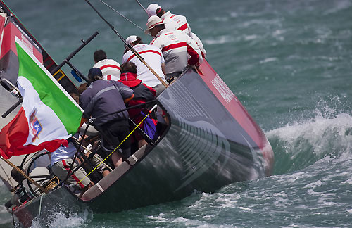 Luna Rossa Challenge, Louis Vuitton Pacific Series, Auckland, 31/01/2009. Photo copyright Stefano Gattini / www.carloborlenghi.com