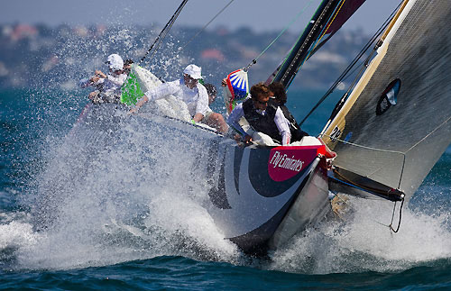 Italia Challenge, Louis Vuitton Pacific Series, Auckland, 5/02/2009. Photo copyright Stefano Gattini / www.carloborlenghi.com