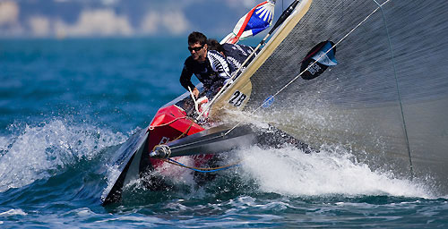 Emirates Team New Zealand, Louis Vuitton Pacific Series, Auckland, 5/02/2009. Photo copyright Stefano Gattini / www.carloborlenghi.com