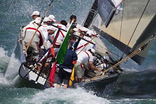 Luna Rossa Challenge, Louis Vuitton Pacific Series, Auckland, 6/02/2009. Photo copyright Stefano Gattini / www.carloborlenghi.com