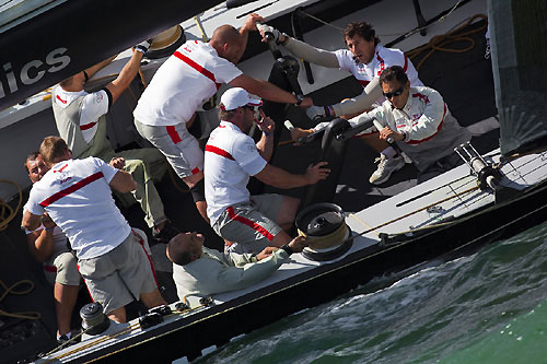 Luna Rossa Challenge, Louis Vuitton Pacific Series, Auckland, 6/02/2009. Photo copyright Stefano Gattini / www.carloborlenghi.com