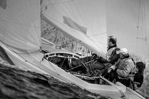 XXV Primo Cup - Trophée Credit Suisse, Fleet Race: Dragon Class, Montecarlo, 06/02/2009. Photo copyright Carlo Borlenghi / www.carloborlenghi.com