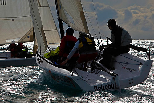 XXV Primo Cup - Trophée Credit Suisse, Fleet Race: Melges 20 - Belzebu, Montecarlo, 07/02/2009. Photo copyright Carlo Borlenghi / www.carloborlenghi.com