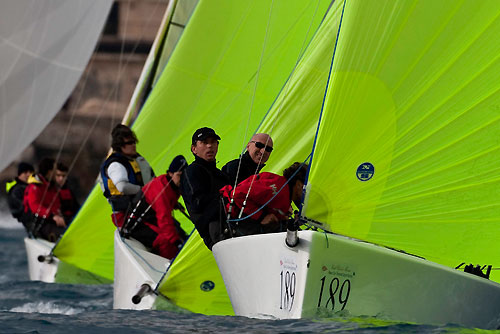 XXV Primo Cup - Trophée Credit Suisse, Fleet Race - Melges 20 - Team 93 and Belzebu, Montecarlo, 07/02/2009. Photo copyright Carlo Borlenghi / www.carloborlenghi.com