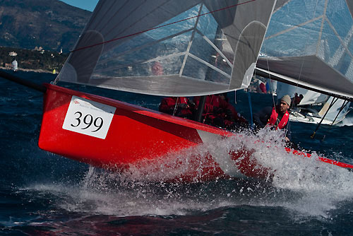 XXV Primo Cup - Trophée Credit Suisse. Fleet Race: Longtze Premier - Florent Guillaime, Montecarlo, 13/02/2009. Photo copyright Carlo Borlenghi / www.carloborlenghi.com