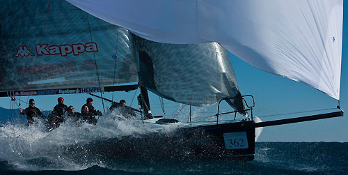 XXV Primo Cup - Trophée Credit Suisse. Fleet Race - Melges 32 - Mascalzone Latino, Montecarlo, 13/02/2009. Photo copyright Carlo Borlenghi / www.carloborlenghi.com