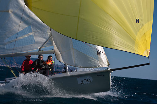 XXV Primo Cup - Trophée Credit Suisse. Fleet Race Laser SB3 - Marcon Yachting, Montecarlo, 13/02/2009. Photo copyright Carlo Borlenghi / www.carloborlenghi.com