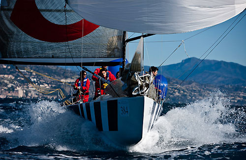 XXV Primo Cup - Trophée Credit Suisse. Fleet Race - Mumm 30 - Olympic, Montecarlo, 13/02/2009. Photo copyright Carlo Borlenghi / www.carloborlenghi.com