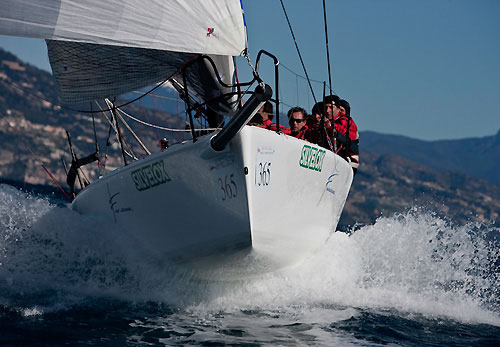 XXV Primo Cup - Trophée Credit Suisse. Fleet Race - Melges 32 - Fantastica, Montecarlo, 13/02/2009. Photo copyright Carlo Borlenghi / www.carloborlenghi.com