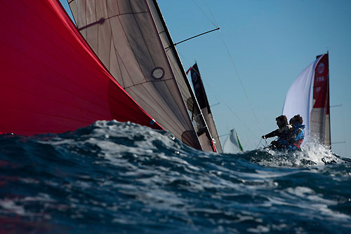 XXV Primo Cup - Trophée Credit Suisse. Fleet Race: Longtze Premier - Florent Guillaime, Montecarlo, 13/02/2009. Photo copyright Carlo Borlenghi / www.carloborlenghi.com