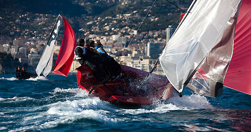 XXV Primo Cup - Trophée Credit Suisse. Fleet Race: Longtze Premier - Florent Guillaime, Montecarlo, 13/02/2009. Photo copyright Carlo Borlenghi / www.carloborlenghi.com