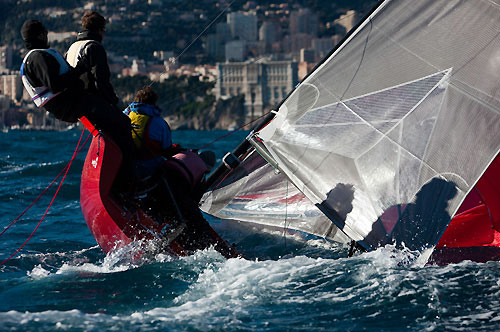 XXV Primo Cup - Trophée Credit Suisse. Fleet Race: Longtze Premier - Florent Guillaime, Montecarlo, 13/02/2009. Photo copyright Carlo Borlenghi / www.carloborlenghi.com