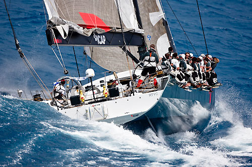 Mike Slade's 100ft Maxi ICAP Leopard, RORC Caribbean 600. Photo copyright Carlo Borlenghi.