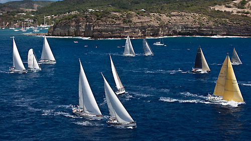 Start in Antigua, RORC Caribbean 600. Photo copyright Carlo Borlenghi.