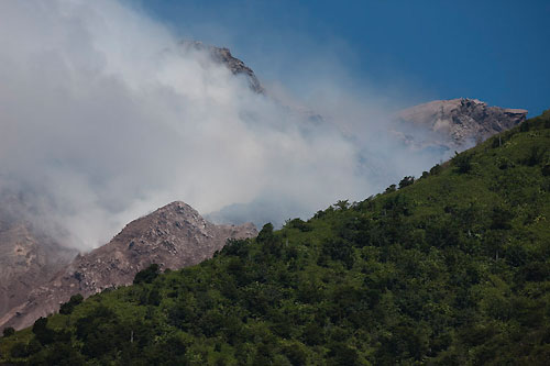 Montessart's active volcano, RORC Caribbean 600. Photo copyright Carlo Borlenghi