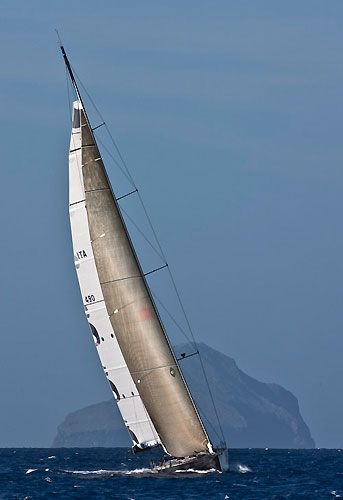 Passage at Montserrat for Danilo Salsi's Swan 90, DSK Pioneer, RORC Caribbean 600. Photo copyright Carlo Borlenghi.