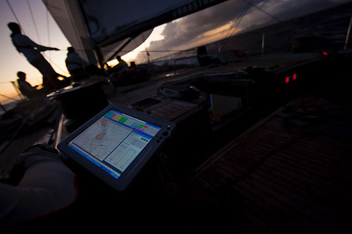 Onboard Danilo Salsi's Swan 90, DSK Pioneer, RORC Caribbean 600. Photo copyright Stefano Gattini.