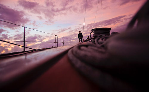 Onboard Danilo Salsi's Swan 90, DSK Pioneer, RORC Caribbean 600. Photo copyright Stefano Gattini.